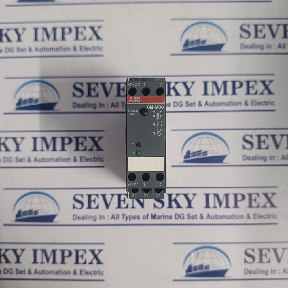 ABB CM-MSS THERMISTER MOTOR PROTECTION MONITORING RELAY 1SVR430720R0300