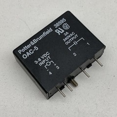 Potter & Brumfield OAC-5 38595 AC Output Module 3A 240VAC, DC Input 3-8VDC