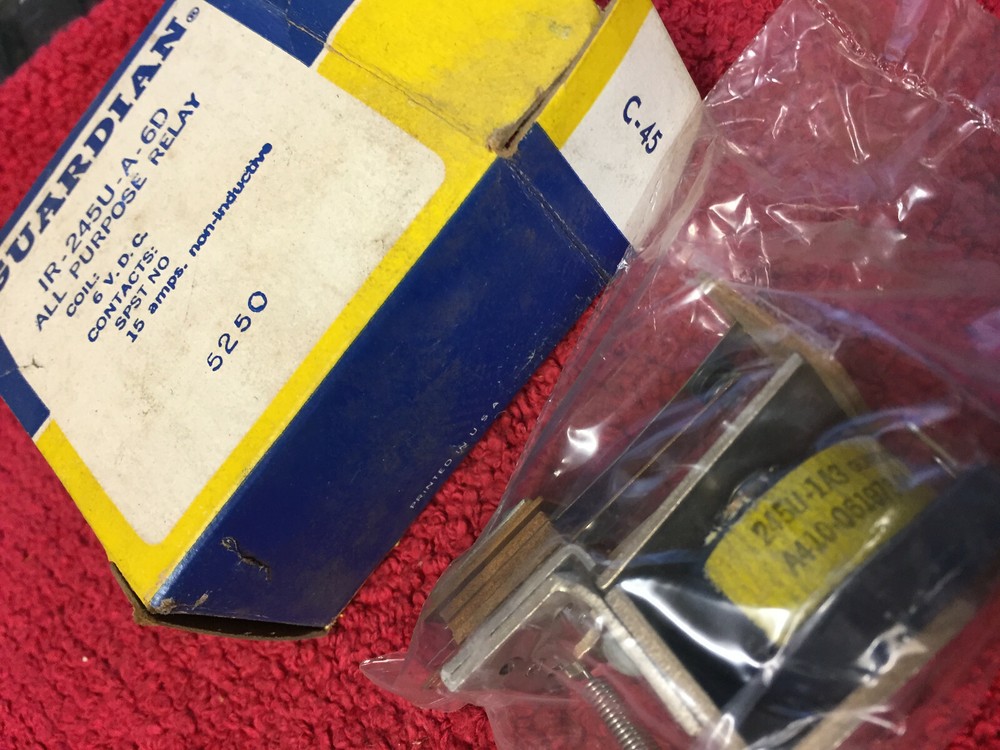 IR-240U-4C-6A ALL PURPOSE RELAY COIL 6vAC 4PDT 15A