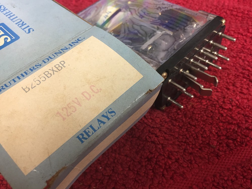 B255BXBP 125DC STRUTHERS DUNN RELAY NEW