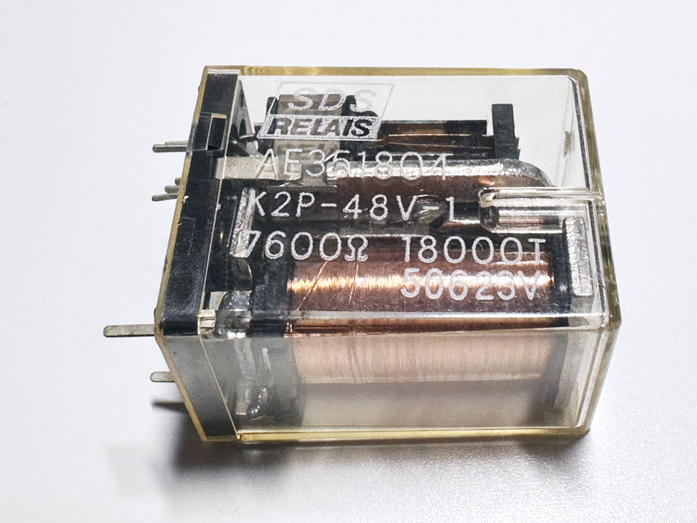 K2P-48V-1 SDS RELAIS PCB Relay 48VDC DPDT 2A 220VAC/DC 9-Pin
