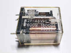 K2P-48V-1 SDS RELAIS PCB Relay 48VDC DPDT 2A 220VAC/DC 9-Pin