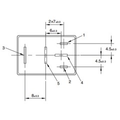 2Pcs 8T2T-14B192-BA 12VDC Automotive High-Current Micro ISO Relay 5Pins