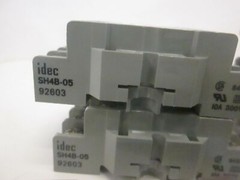 Idec, Various Relay Base Sockets, Used, Lot of 11