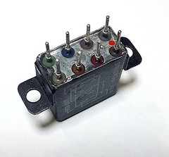 (1) C.P. CLARE RELAY RP10391G1 SPE 486118, 26.5V 2 pole double throw