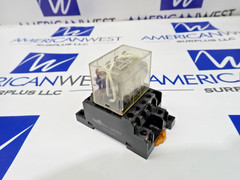 Omron LY4 Relay 120VAC with socket base 2659W 10 Amp 240V