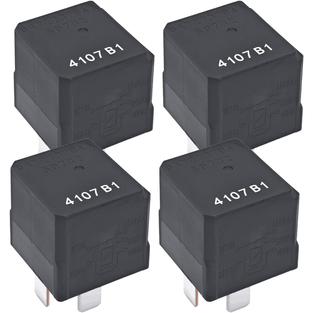4 PCS 04727370AA 50732 Automotive Relay 12VDC 5Pin V41C12V Replacement Part