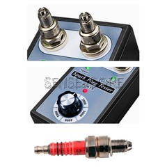 Car Spark Plug Tester Dual Hole Diagnostic Ignition Analyzer Tester AC100-240V-