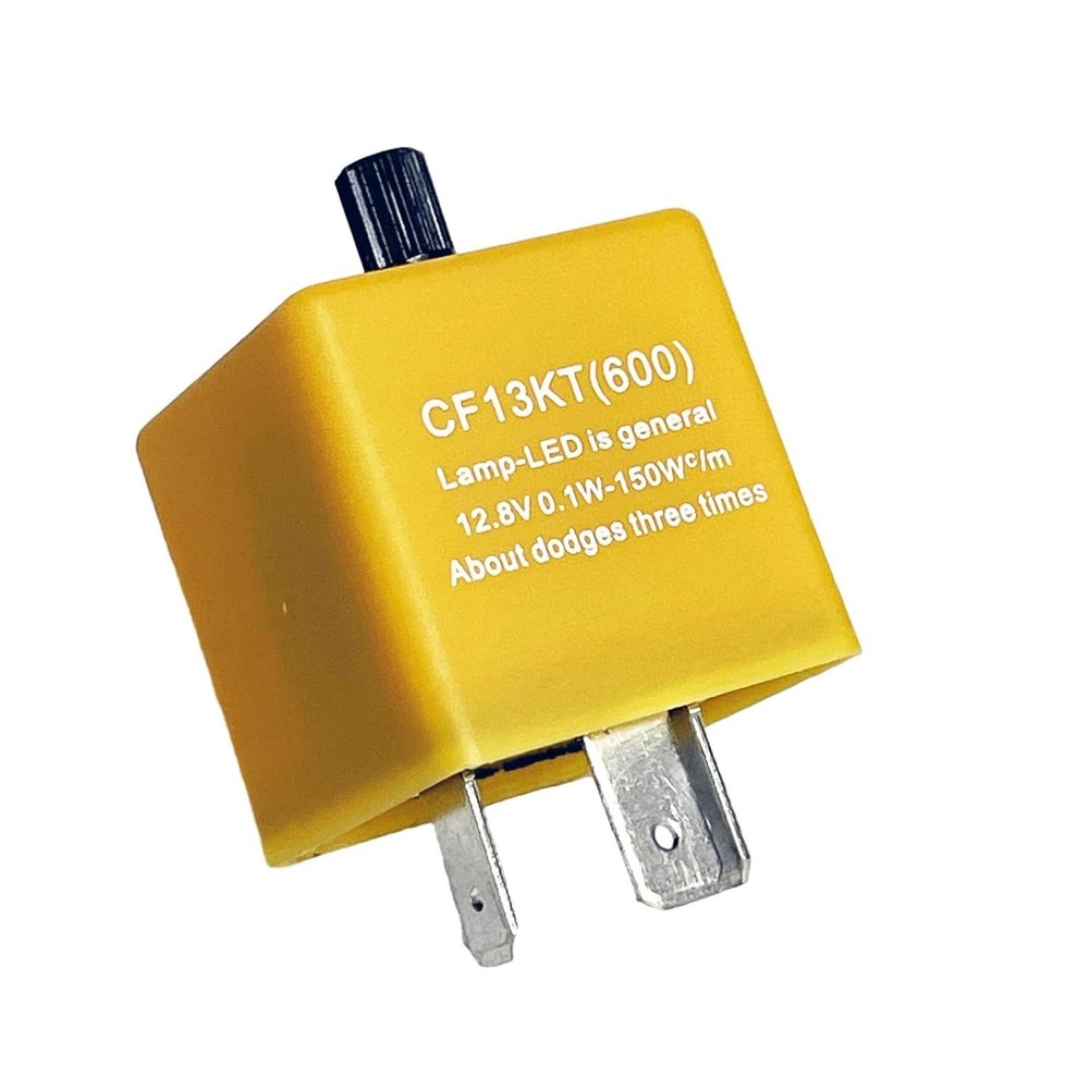3-Pin CF13 JL-02 EP34 Speed Adjustable Strobe Electronic LED Flasher Relay For