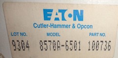 Cutler Hammer 8570A-6501 Isolated Triac 100736 Opcon 8570A6501 Relay NEW