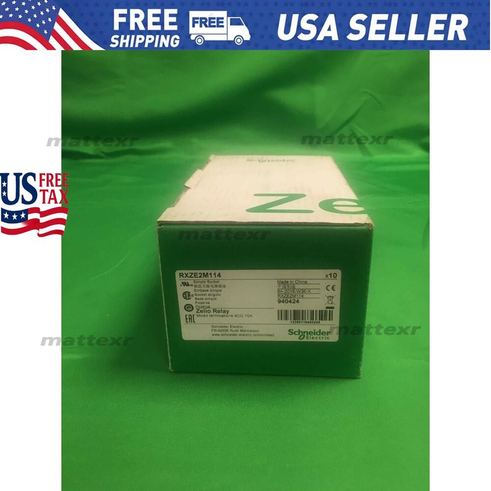 10PCS NEW SCHNEIDER ELECTRIC RXZE2M114 940424 ZELIO RELAY EMBASE SIMPLE-