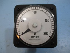 New In Box GE General Electric Model 103 Type ACA Range 0-5 AC Amperes Meter Amp