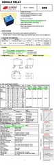 SONGLE Power Relay DC 3V 5V 6V 9V 12V 24V 48V SRD-3/5/6/9/12/24/48VDC-SL-C 5-Pin