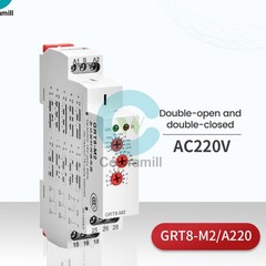 AC/DC12V-240V A220V 16A On Delay Off Delay Timer Relay Time Delay Relay Din Rail