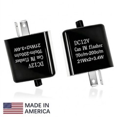 Share 2PCS 12V LED Flasher Relay 2 Pin,Adjustable Turn Signal Relay for Repair