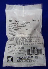 SQUARE D SCHNEIDER ELECTRIC 9001 KA2 SERIES K FINGERSAFE CONTACT BLOCK