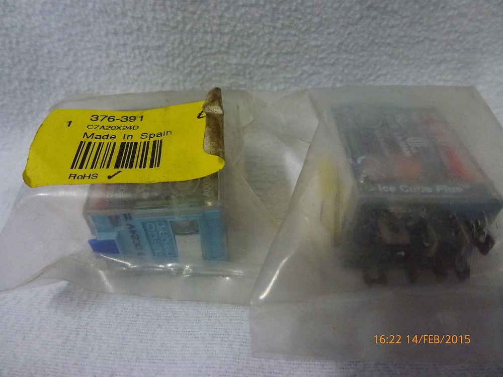 RS Components 376-391 Relay C7A20X24D 10A 240VAC 30VDC – Qty 2 New