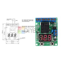 12V Voltage Control /Delay Switch /OverVoltage /Under Voltage Protection Module