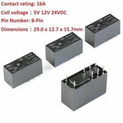 Hongfa Relays HF115F-JQX-115F- 005 012 024-1ZS3 16A 8-Pin 5V 12V 24V Power Relay