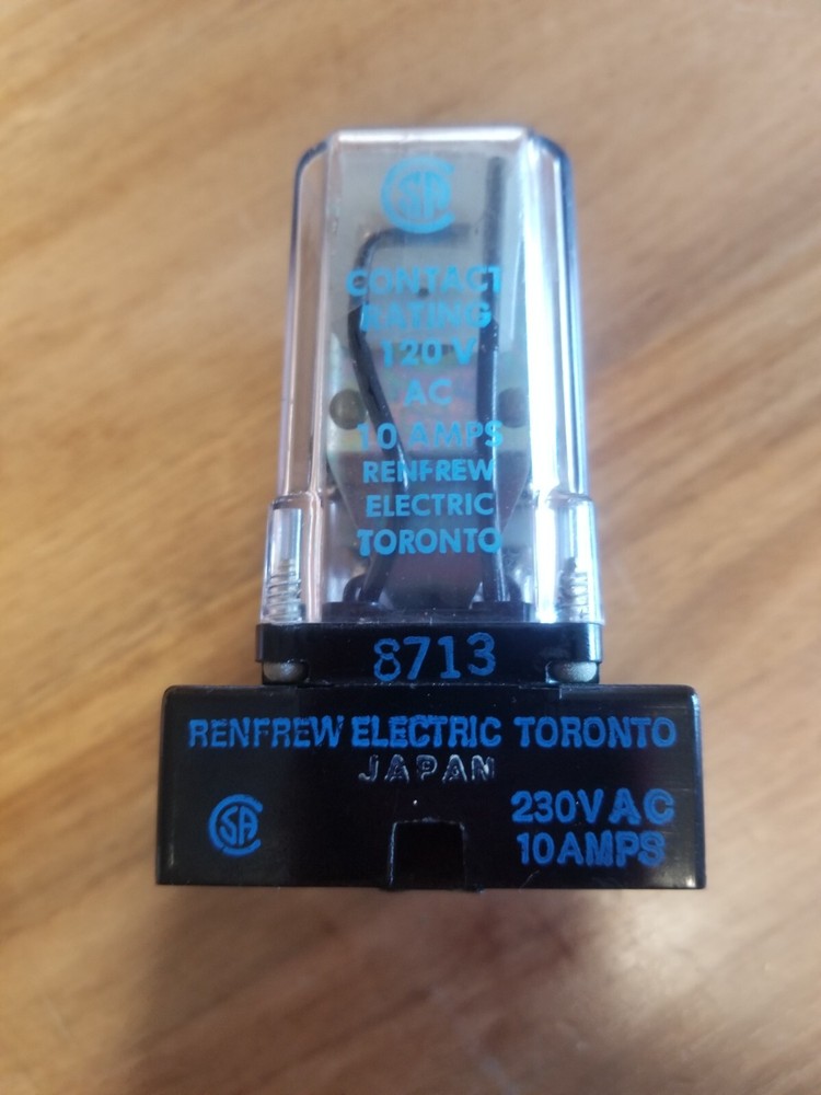 STRUTHERS DUNN RELAY 219ABAP 120/240VAC 10A by Renfrew Electronic (Like New)