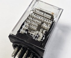 GE CR420KPC0332 Relay Coil 12VDC 11-Pin 3PDT – New