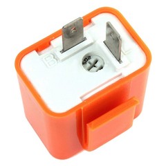 5X 2 Pin Motorcycle Speed Adjustable LED Turn Indicator Flasher Relay 12V N1N9