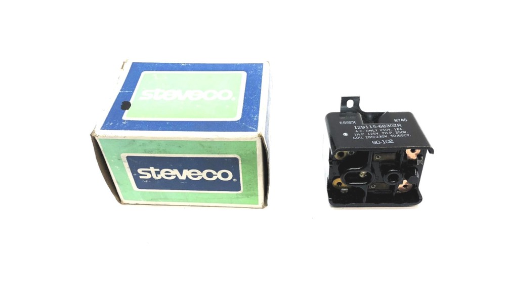 RBM Steveco Essex Switching Relay 250V. A,C, 90-102 (129115-6830ZR) NOS