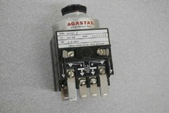 AGASTAT 2412OF TIMING RELAY .5-10 MINUTES U.S. GOVERNMENT NOS 24VDC 24120F