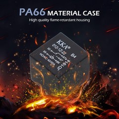 4 PCS Black Car Relay 5 Pin 12V Starting Universal For Cars Trucks