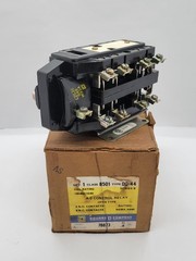 Square D 8501 DO-44 AC Control Relay 10A 600V Series B 120/110V Coil 4NO/NC