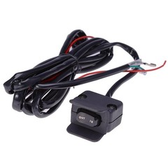12V Winch Rocker Thumb Switch with Mounting Bracket Handle Bar Control Switch…