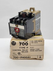 Allen-Bradley 700-P400A1 Control Relay 10A 600V 115/110V Coil Series A Type P