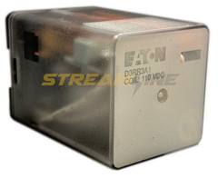 Eaton D3RR3A1 Ice Cube Relay, 10 Amp, 110 Vdc Coil, 11-Pin Octal Base, 3PDT