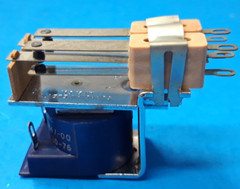 OPEN FRAME RELAY , 905-2C-24D , GURDIAN , DPDT , 24VDC, 905-A410-060847-00