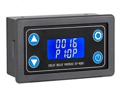 DROK Delay Relay Module, DC 6-30V Timer Relay 12V 24V 0.01s-9999min 50mA Digi…