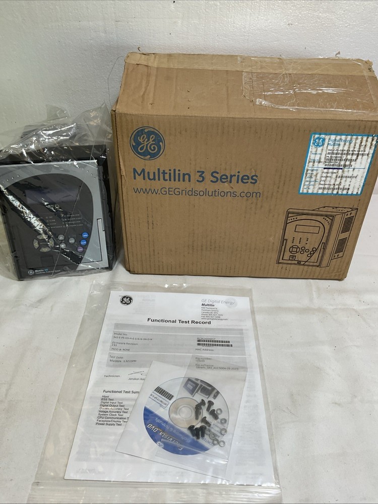 GE MULTILIN 345 TRANSFORMER PROTECTION SYSTEM RELAY 345-E-P5-G5-H-E-S-N-N-SN-D-N