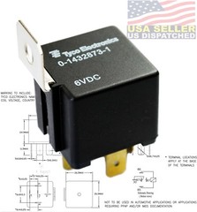 TE CONNECTIVITY P&B RELAY, 1 FORM C, SPDT, 6V DC – 1432873-1 AUTOMOTIVE BRACKET