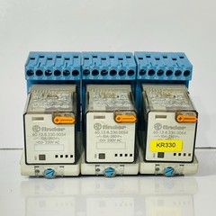 FINDER TIMER RELAY 60.13.8.230.0054 WITH 86.00.0.240.0000 & 90.03 SOCKET 3PCS