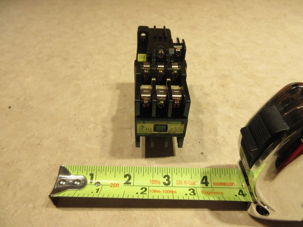 MITSUBISHI SR-K63 CONTACTOR RELAY 100-110V, AB0154