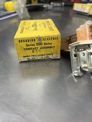 Guardian Electric Series 200 Relay Contact Assembly 255 New Old Stock
