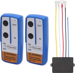 12V 500A Winch Solenoid Contactor Relay with Box and Twin Remote Controller K…