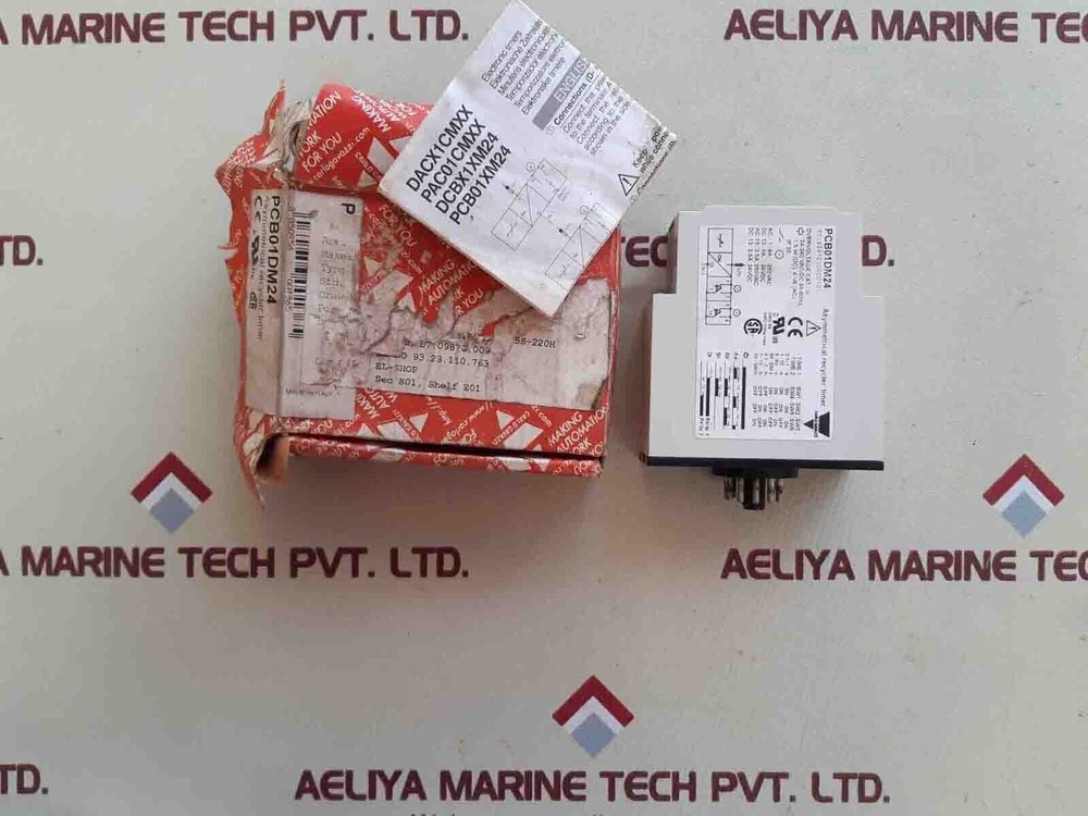 Carlo Gavazzi Pcb01Dm24 Asymmetrical Recycler Timer 24-240V 50/60Hz