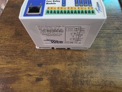 ControlByWeb, X-WR-4R3-1, WebRelay, 4-Outputs NIB, 12VDC Power Supply, Din Rail
