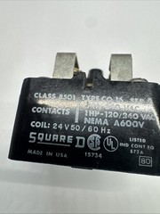 Square D Power Relay 30A 300VAC SPDT 2 NO Contacts 2 NC Contacts 24V Coil1 HP