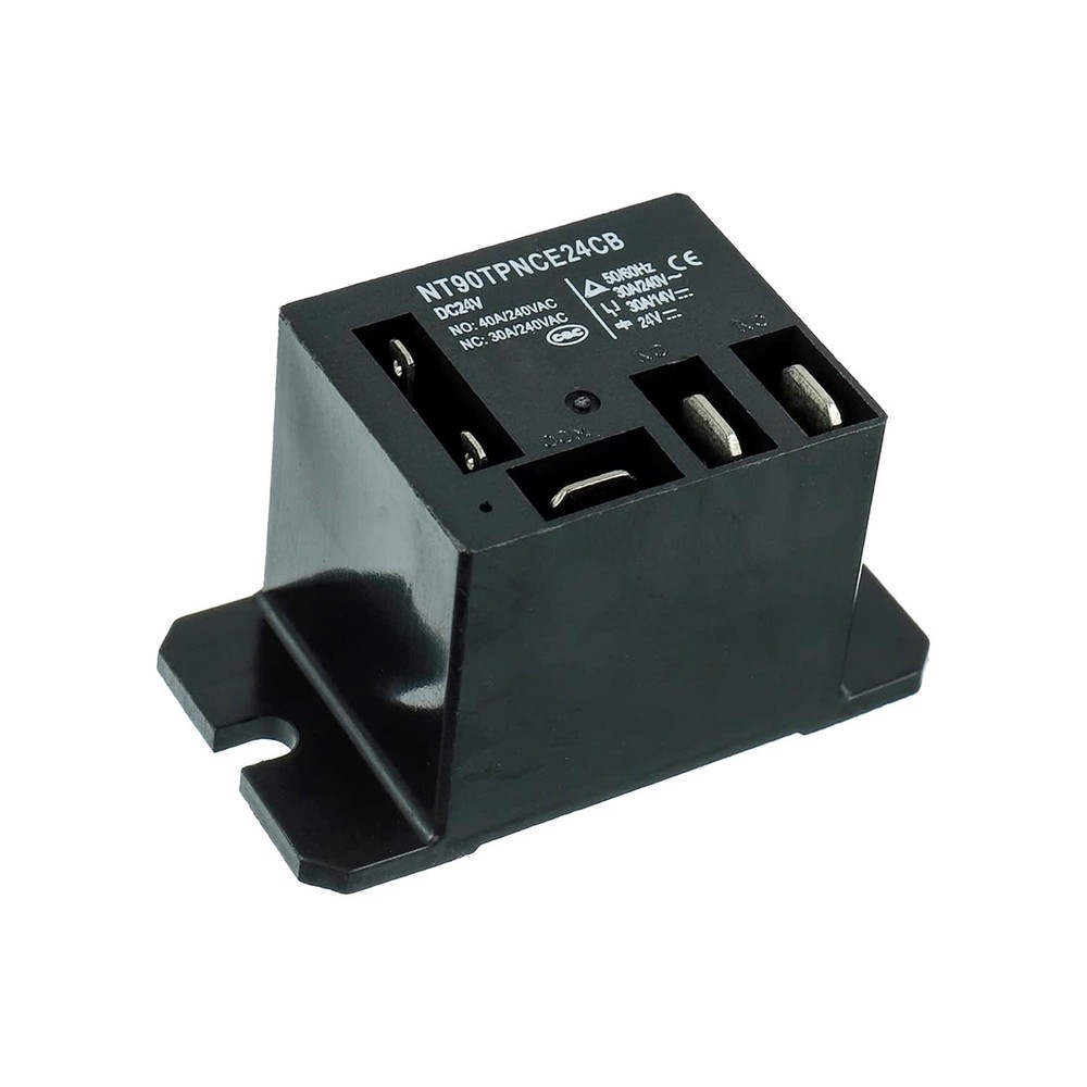 JAMHER 1 Pack NT90-DC24V-10X Power Relay DC 24V Coil 30A 40A SPDT(1NO 1NC) Mi…