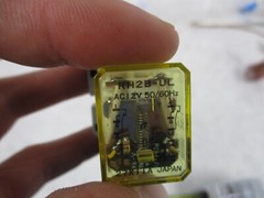 IDEC RH2B-UL AC12V RELAY w/ SH2B-05 BASE, T1365