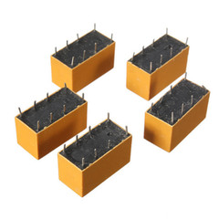 DC 3V 5V 9V 12V 24V PCB Relay 8 Pin 2A Yellow Power Relay 2 Form C HK19F Relay