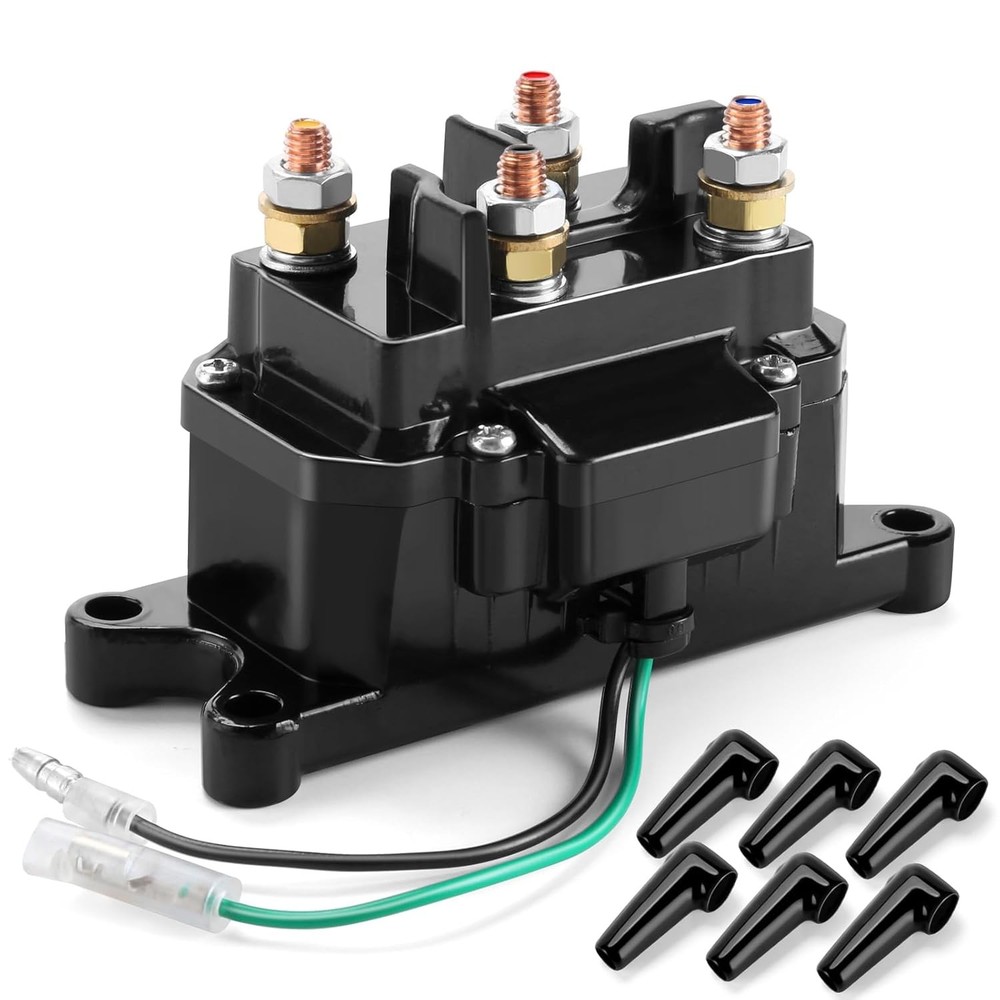 12V 250A Winch Solenoid Relay Contactor for ATV UTV 2000-5000lbs | Direct Replac