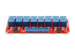 8-Channel Relay Module High Low Level Trigger OPTO-Isolat Style: 8-Channel 24V