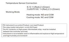 Digital Thermostat Powered Temperature Controller K J PT100 Type 0-600 Degree
